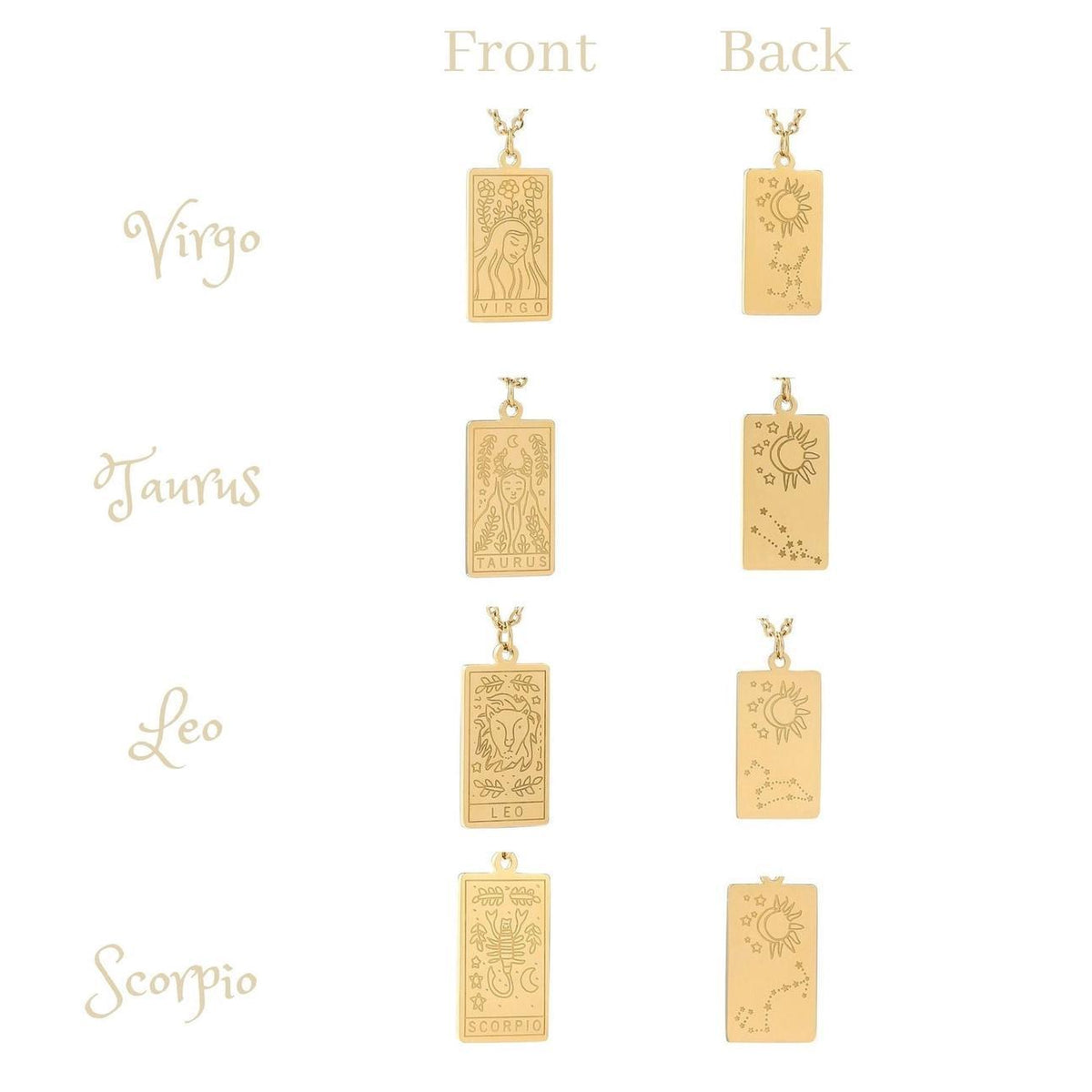 XMinimalist Zodiac Necklace