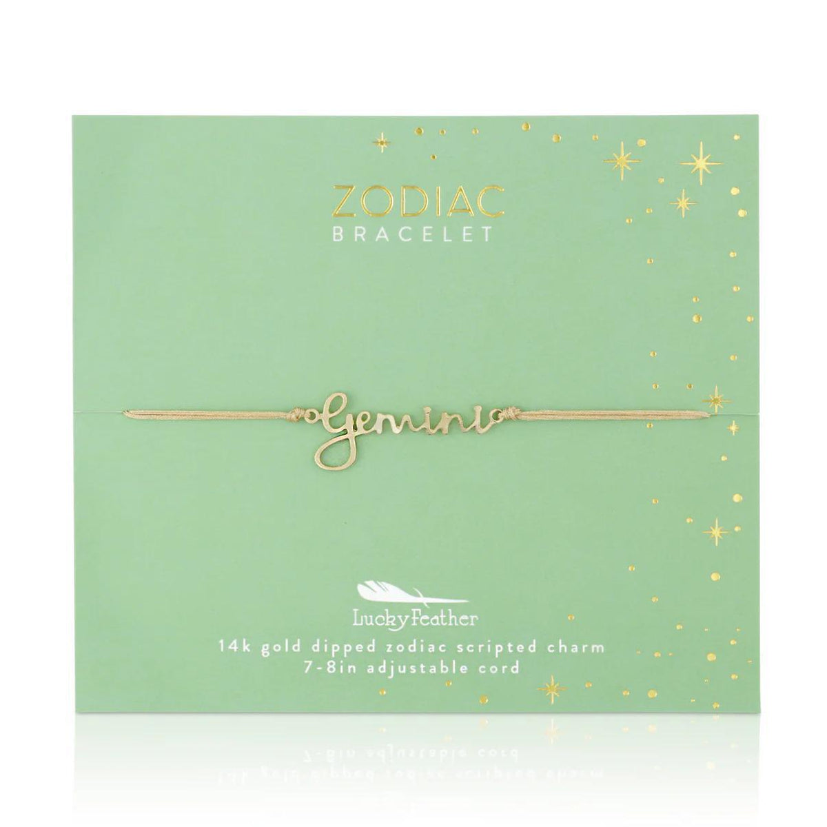 Zodiac Cord Bracelet Gold