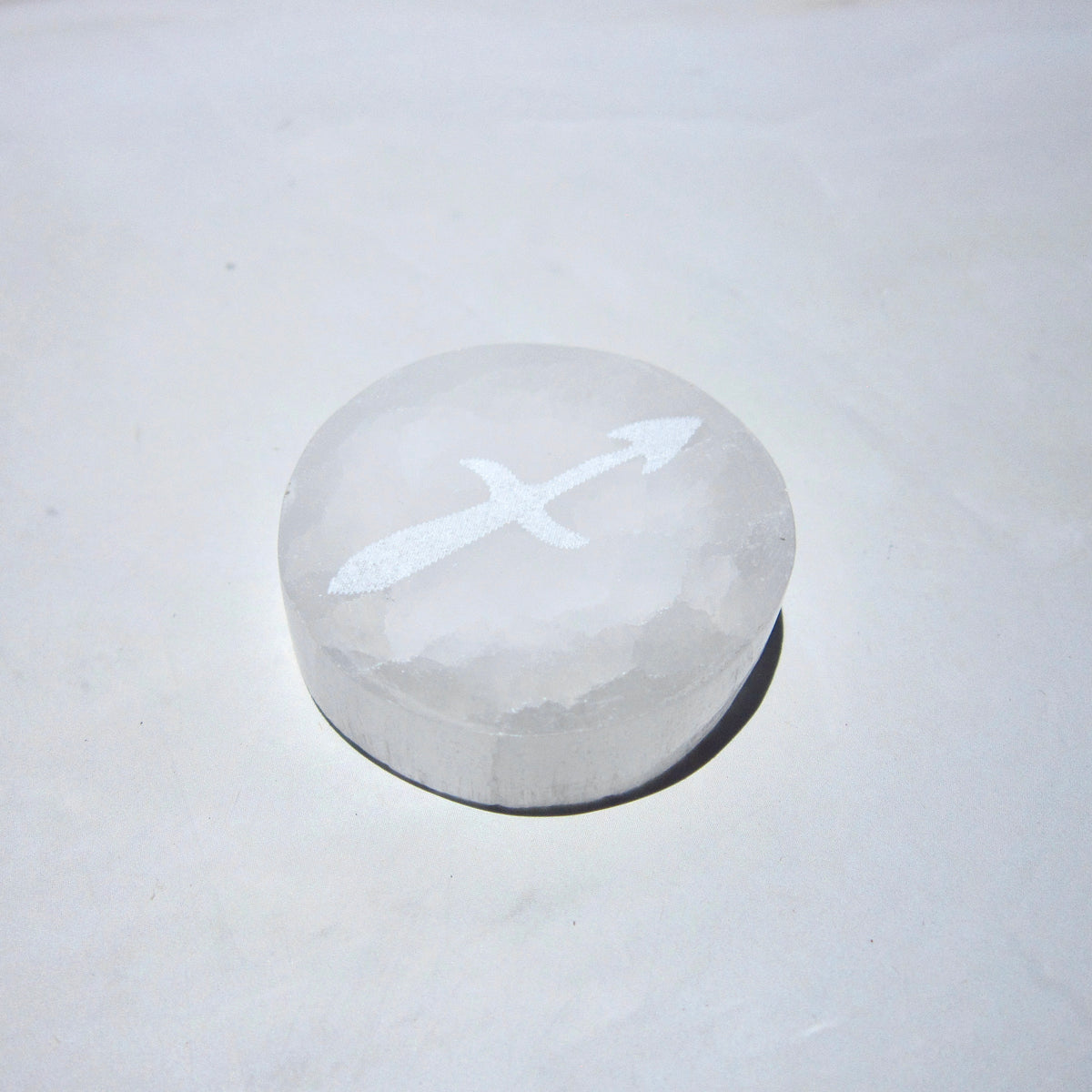 Zodiac Selenite Coin