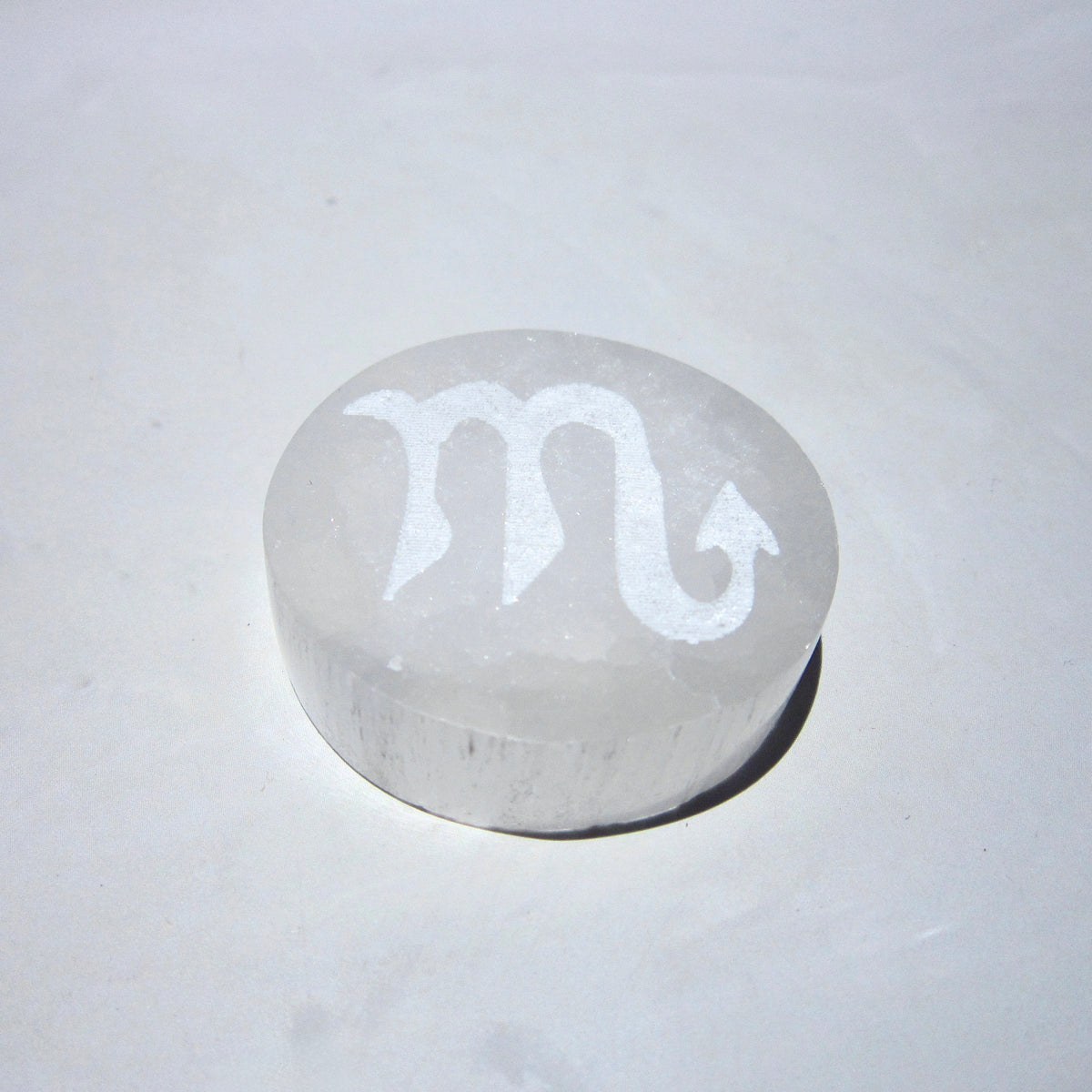 Zodiac Selenite Coin