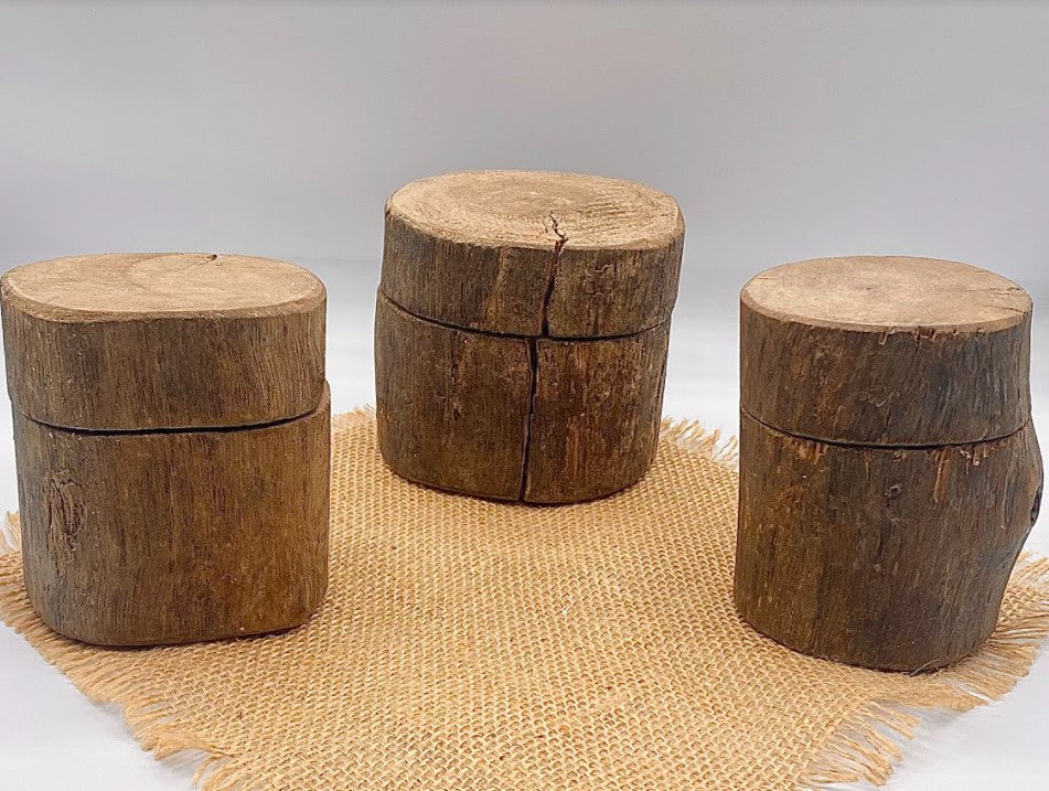 3 1/2" H Mango Wood Jewelry Box