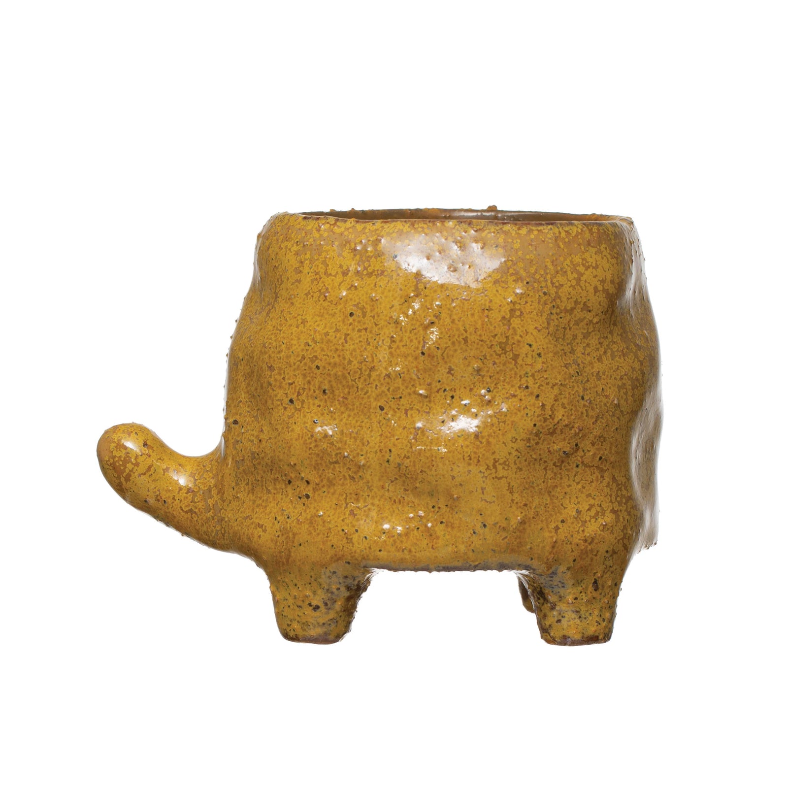 4 3/4" Stoneware Turtle Pot