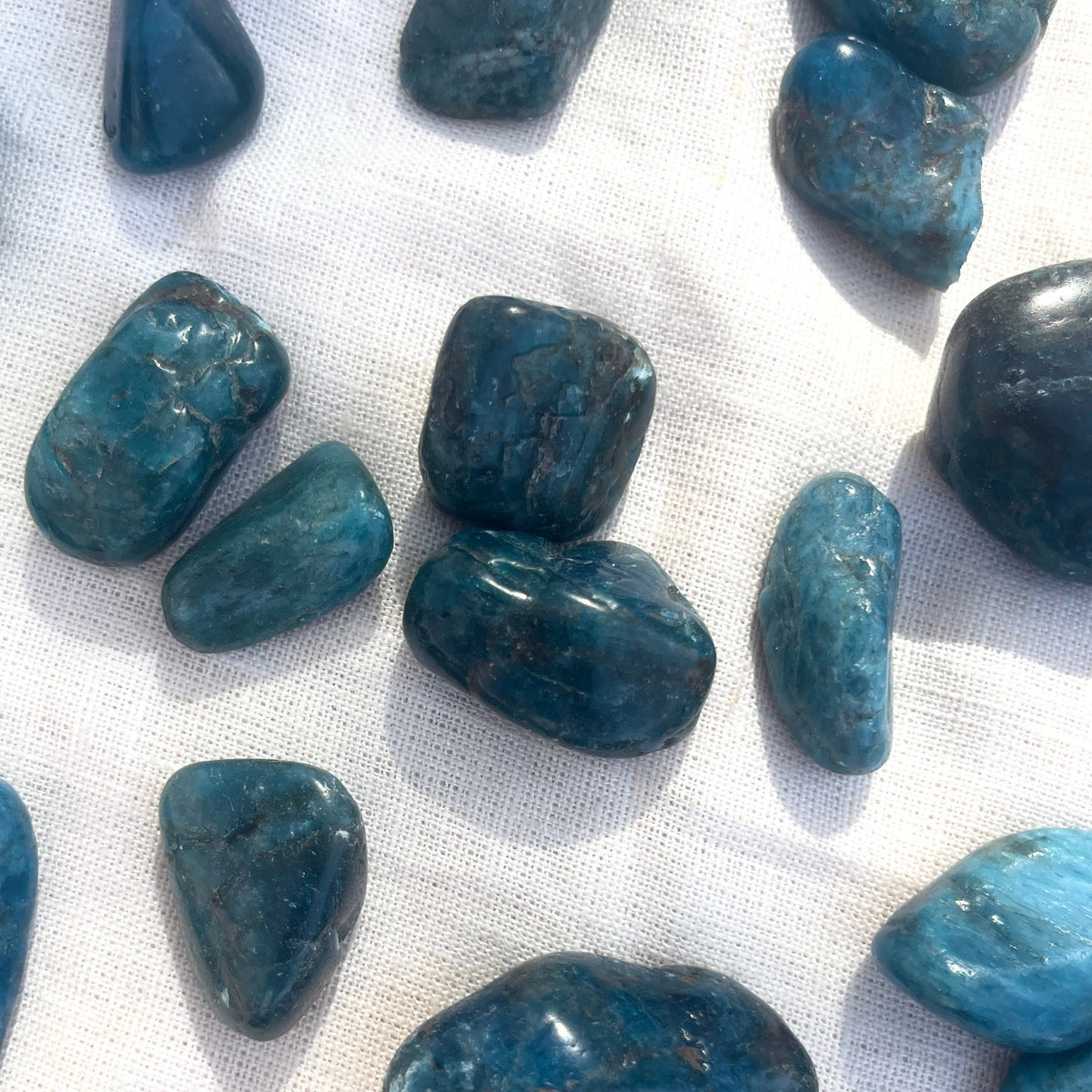 Blue Apatite Tumble