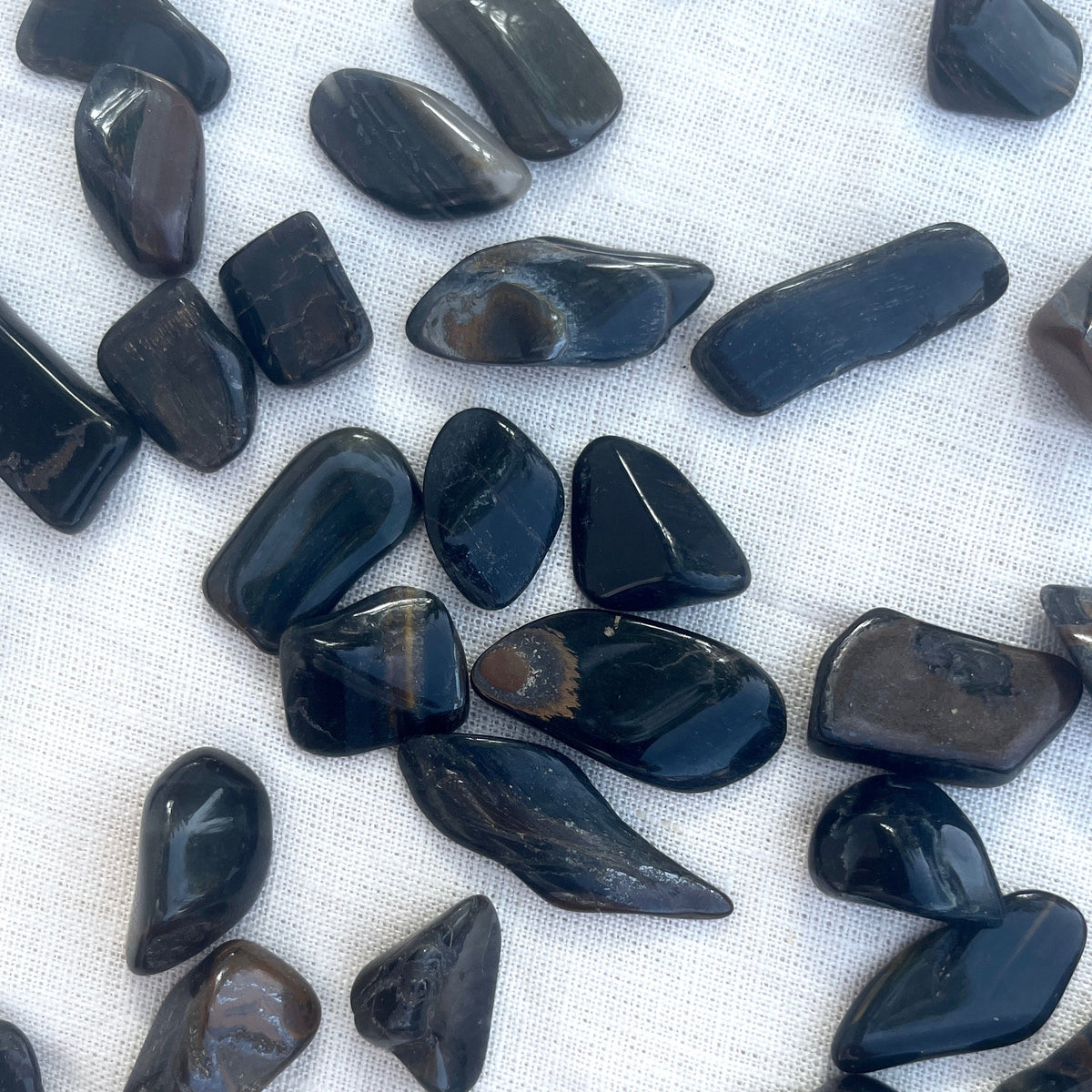 Blue Tigers Eye Tumble