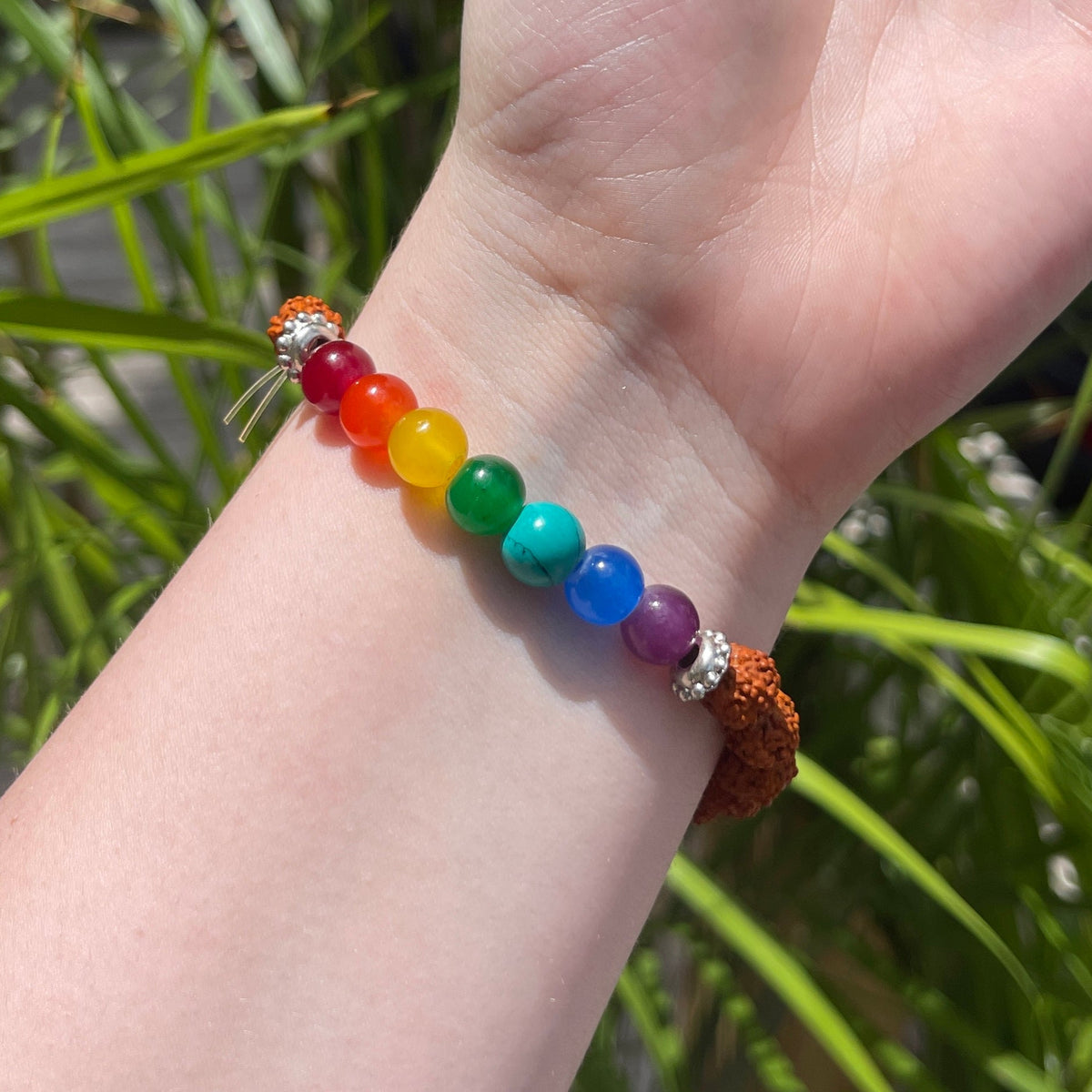 Chakra crystal braclelet
