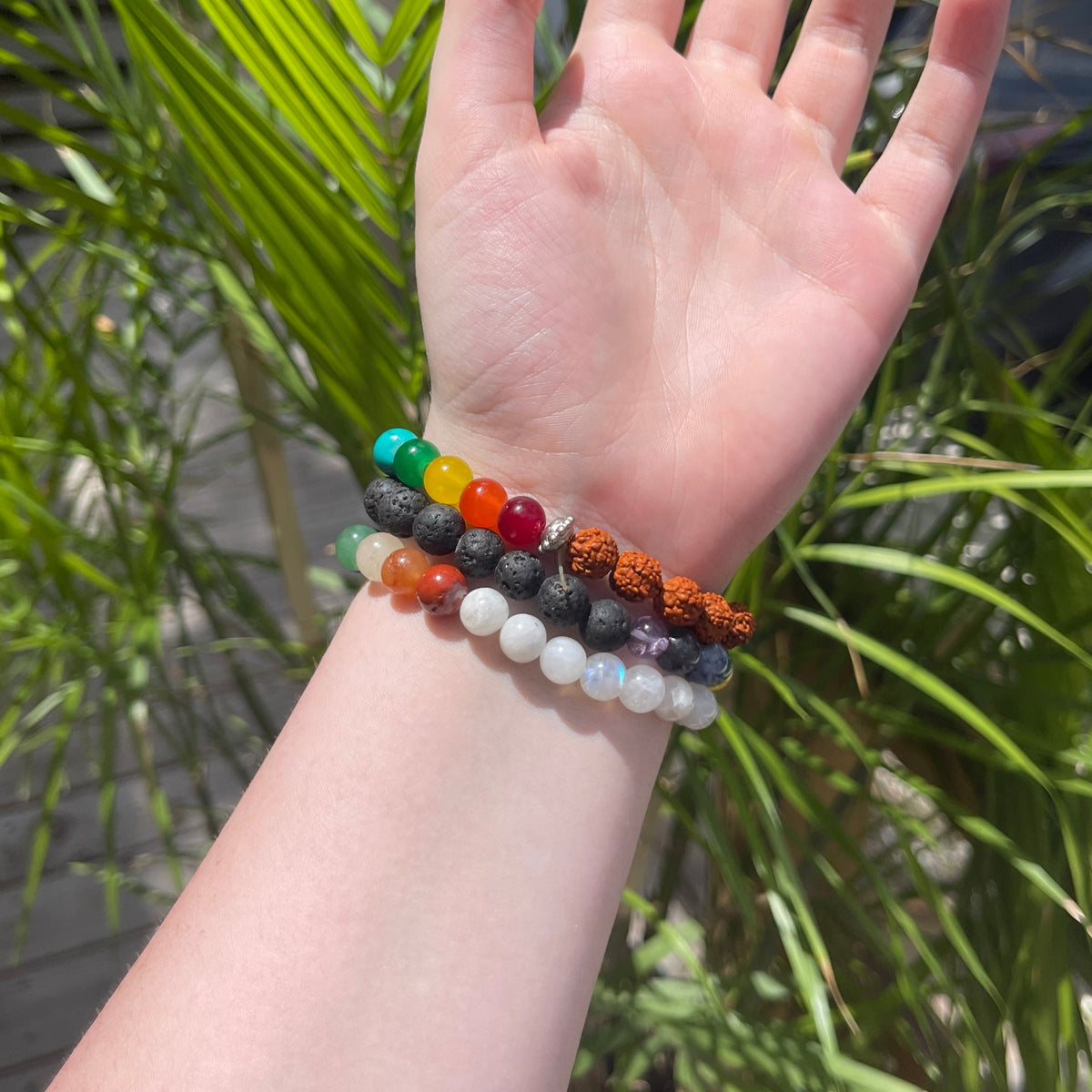 Chakra crystal braclelet