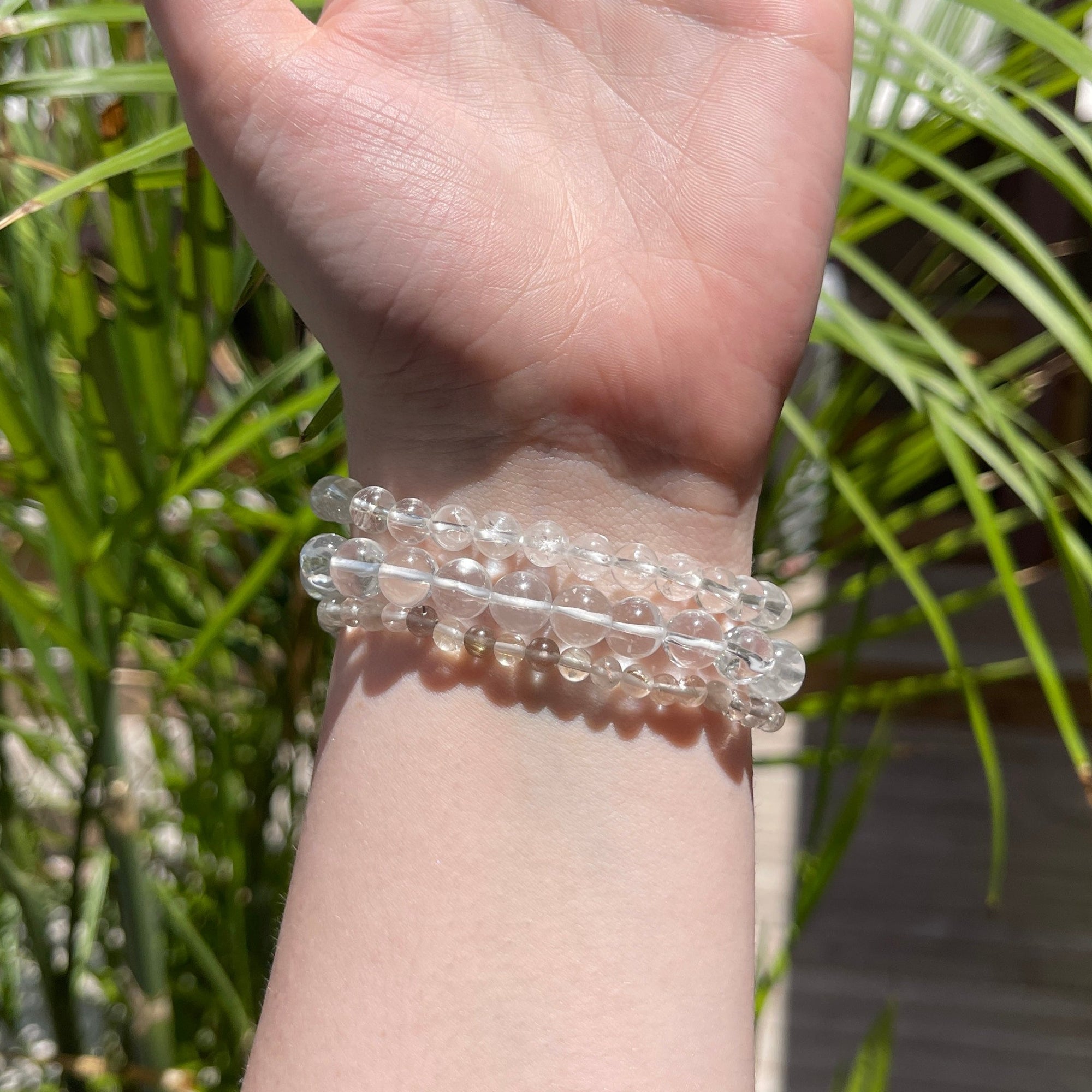 Clear Quartz Crystal Bracelet