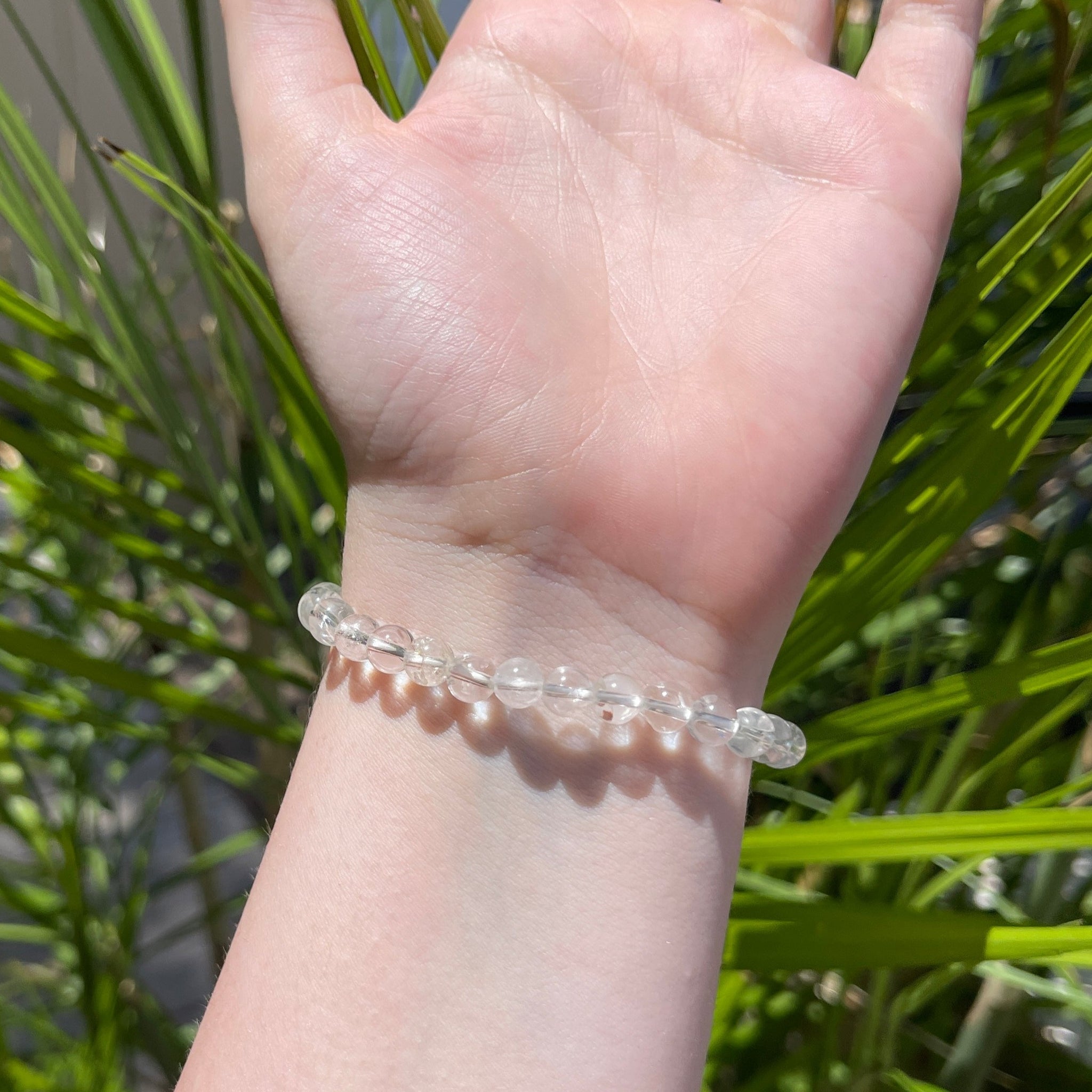 Clear Quartz Crystal Bracelet - The Healing Hedge Witch