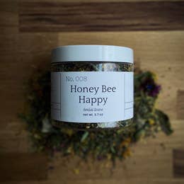 Fiddlehead Traditional Wellness Organic Herbal Tea Blends happy honey bee
