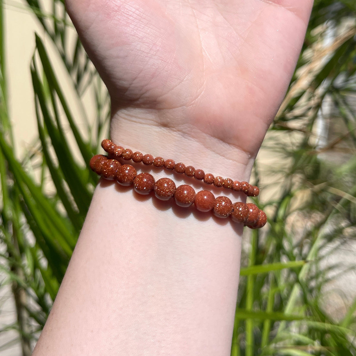 Goldstone Crystal Bracelet