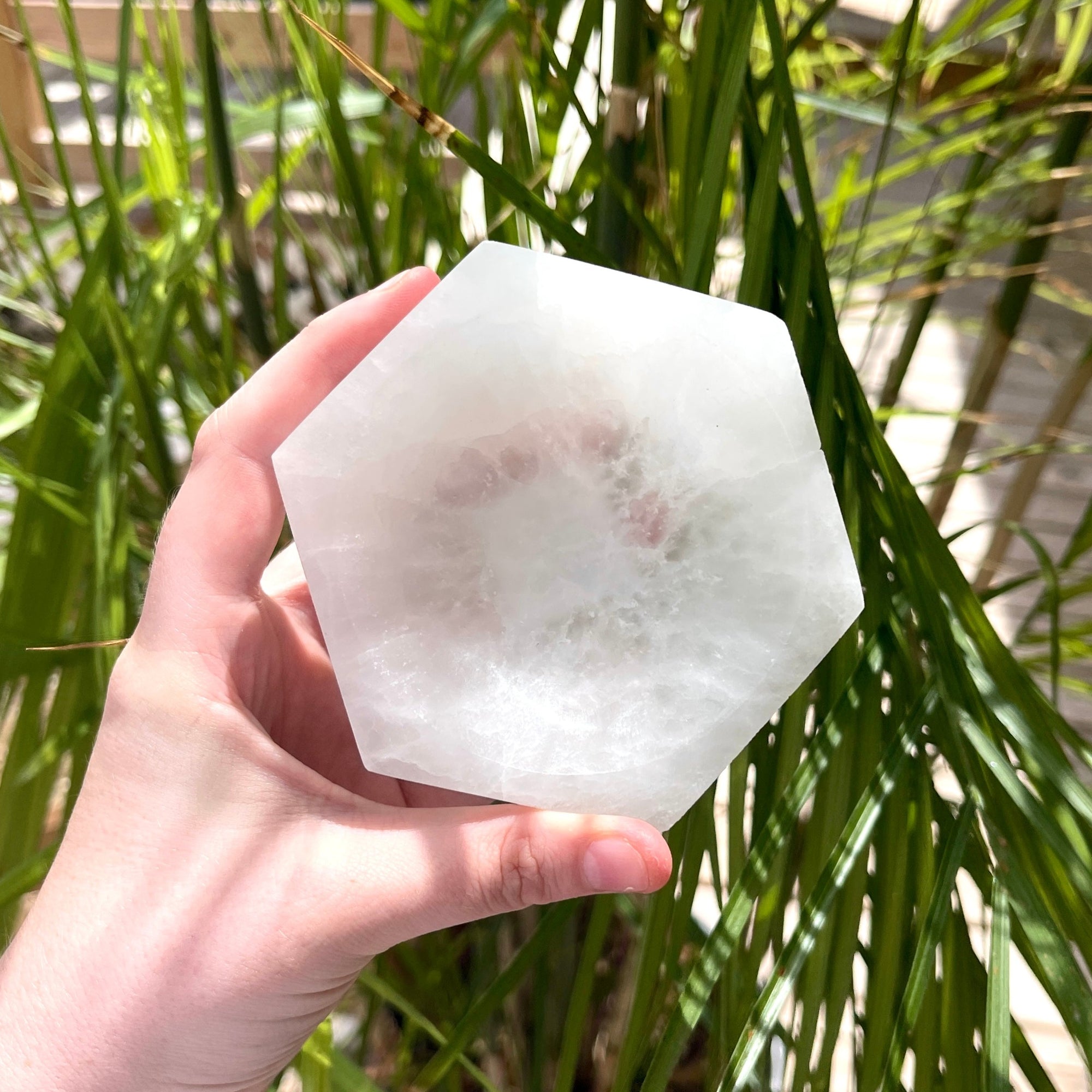 Hexagon Selenite Bowl