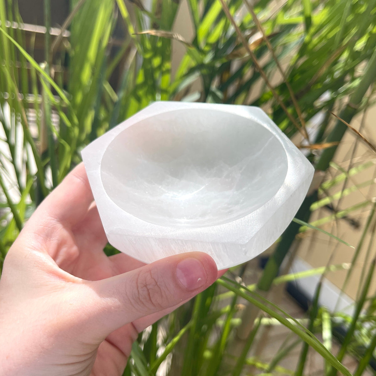 Hexagon Selenite Bowl