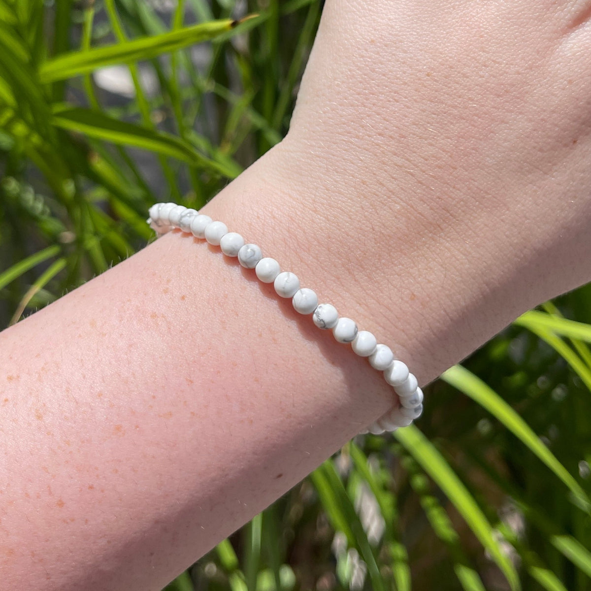 Howlite Bracelet 4mm