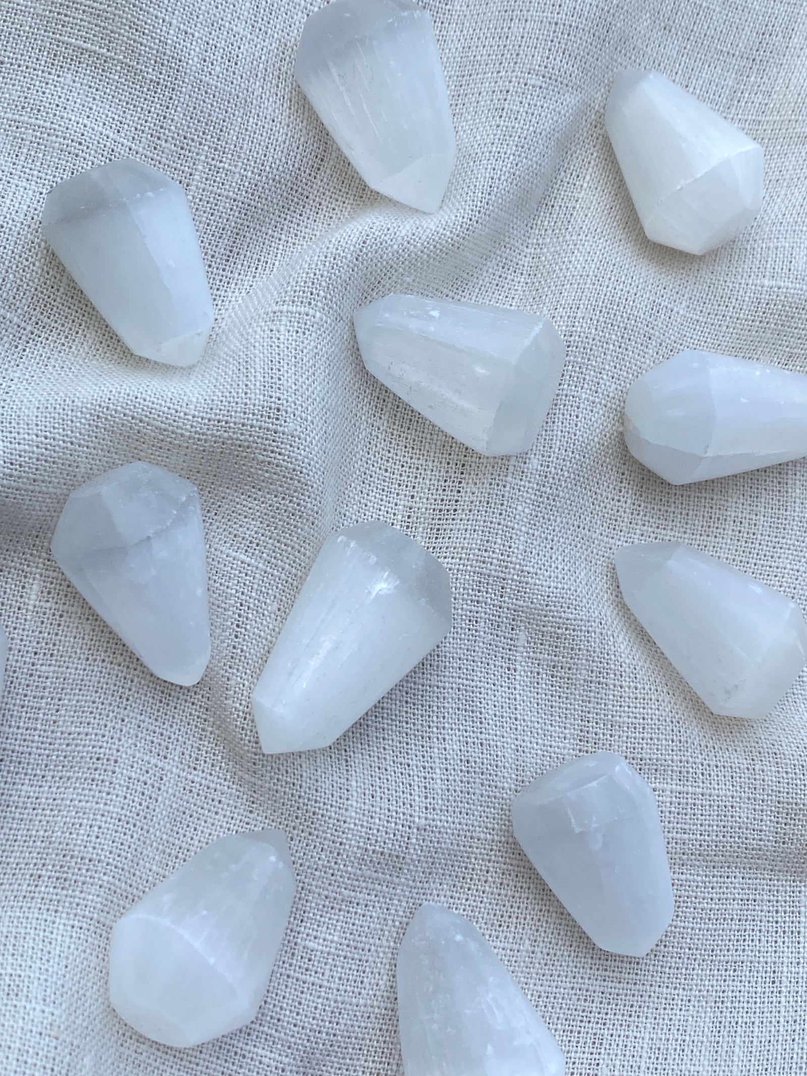 Selenite Point Tumble