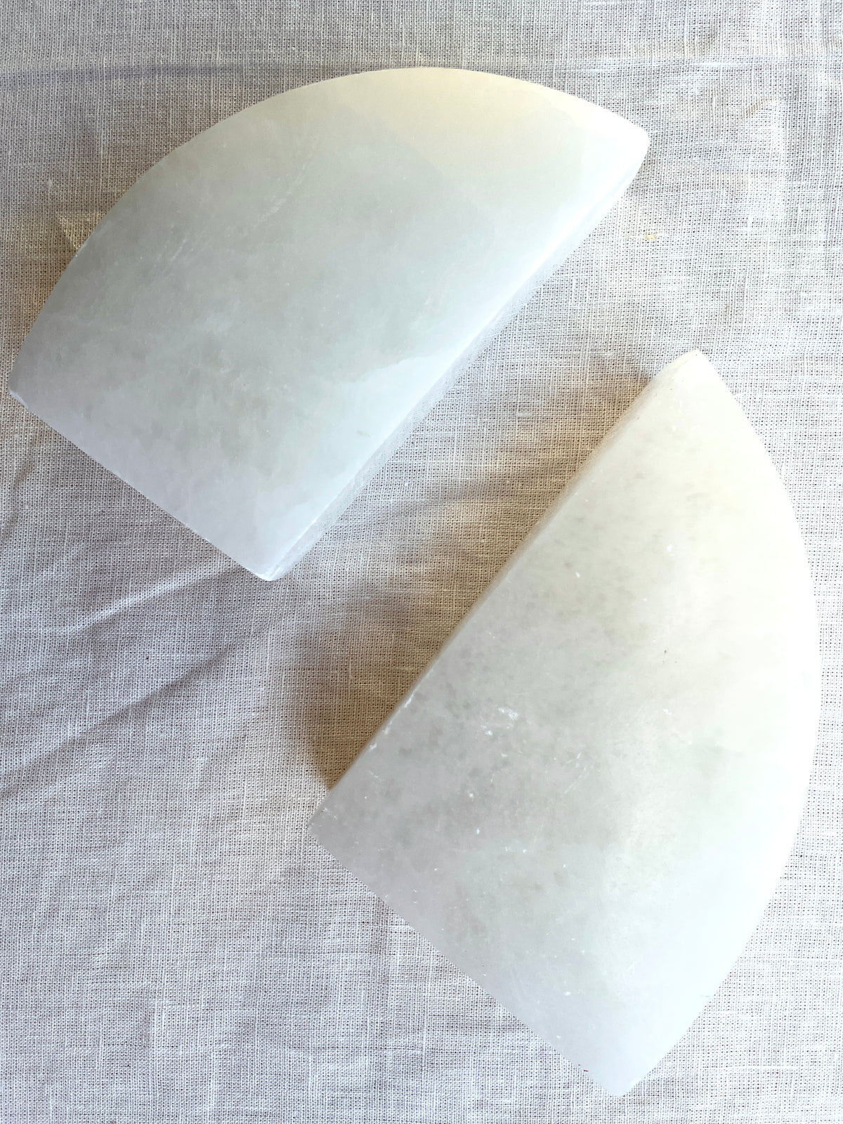 Selenite Bookends