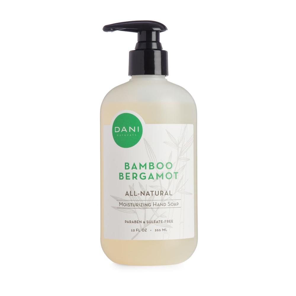 Liquid Hand Soap 12 oz bamboo bergamot