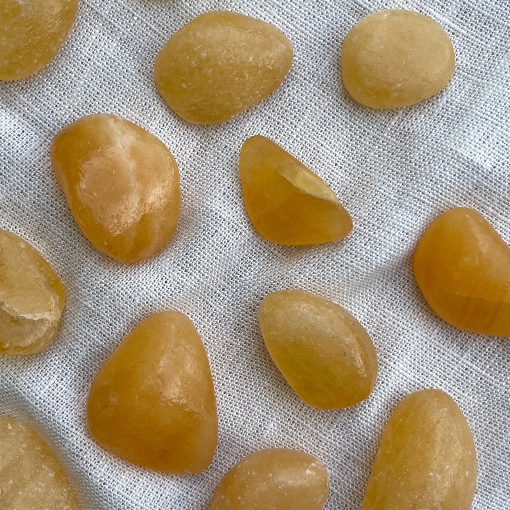 Orange Calcite Tumble