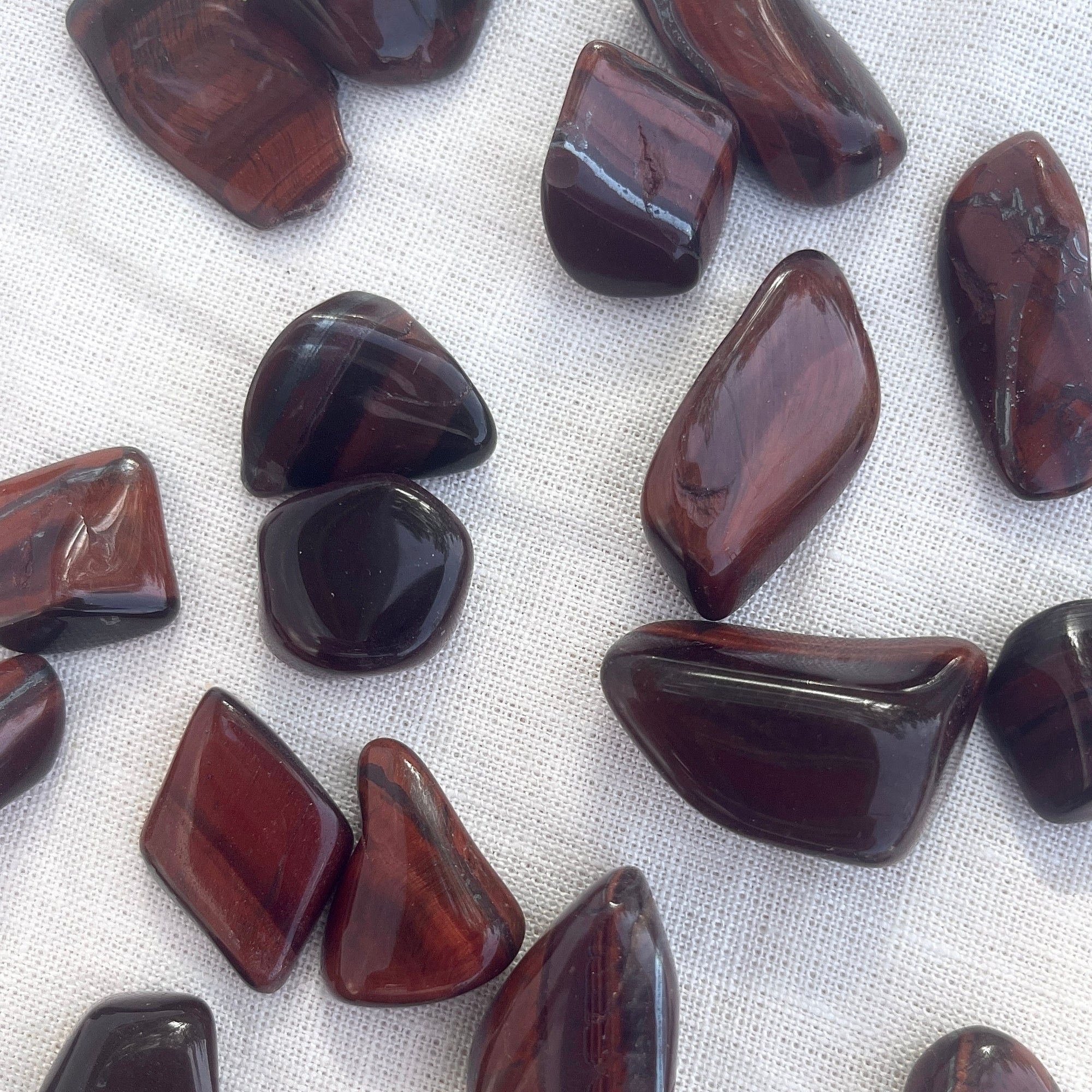 Red Tigers Eye Tumble