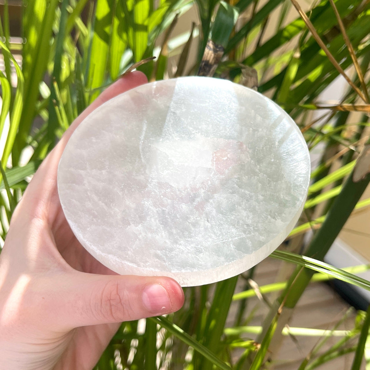 Round Selenite Charging Plate