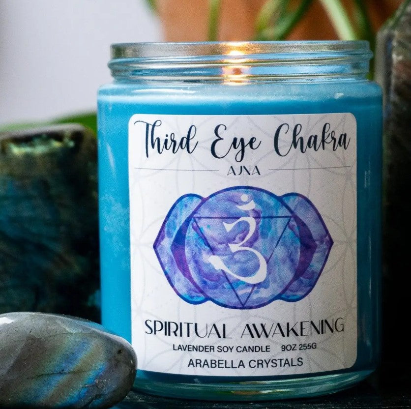 Third Eye Chakra Candle Jar