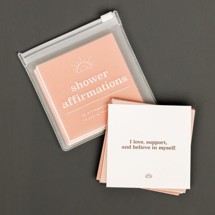 Shower Affirmation Cards