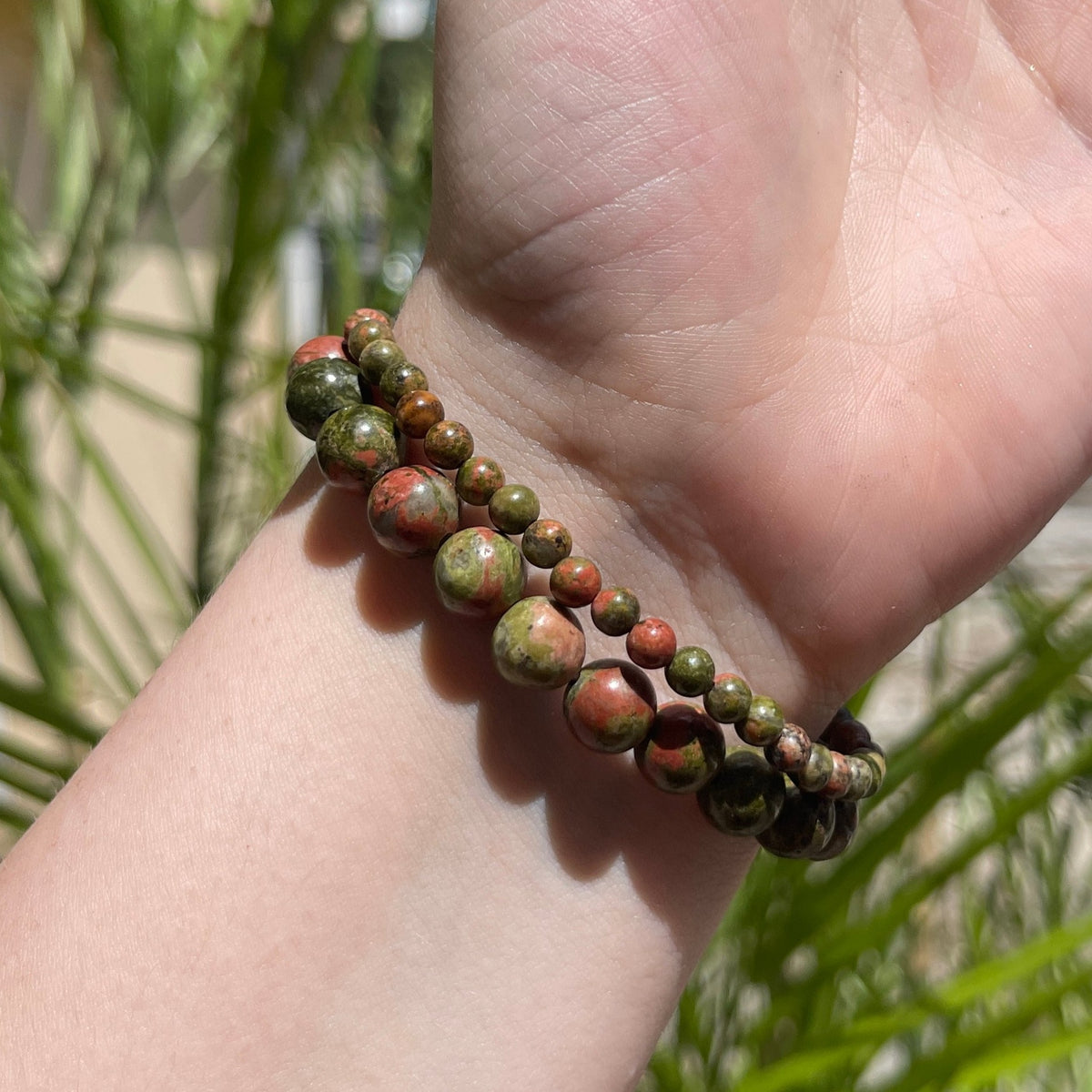 Unakite Crystal Bracelet