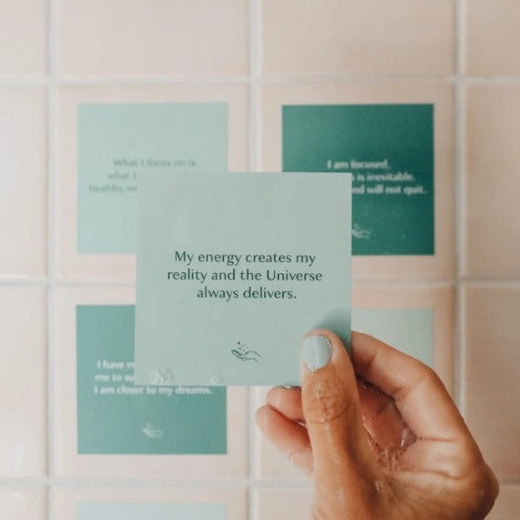 Abundance Shower Affirmation Cards