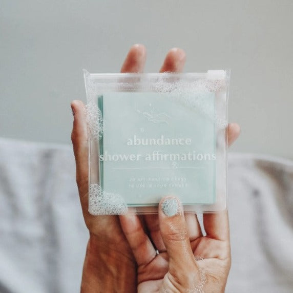 Abundance Shower Affirmation Cards
