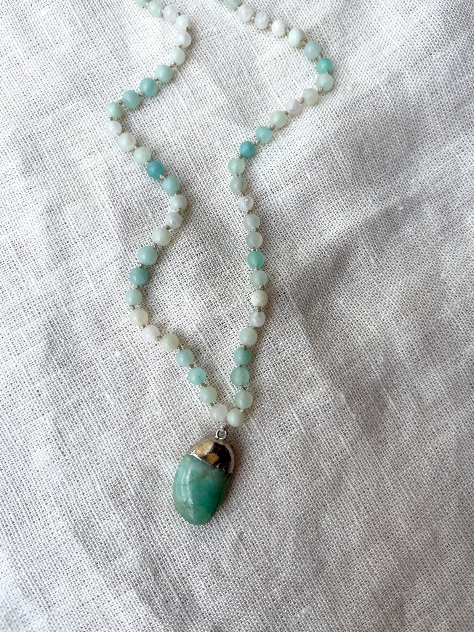 Amazonite Mala