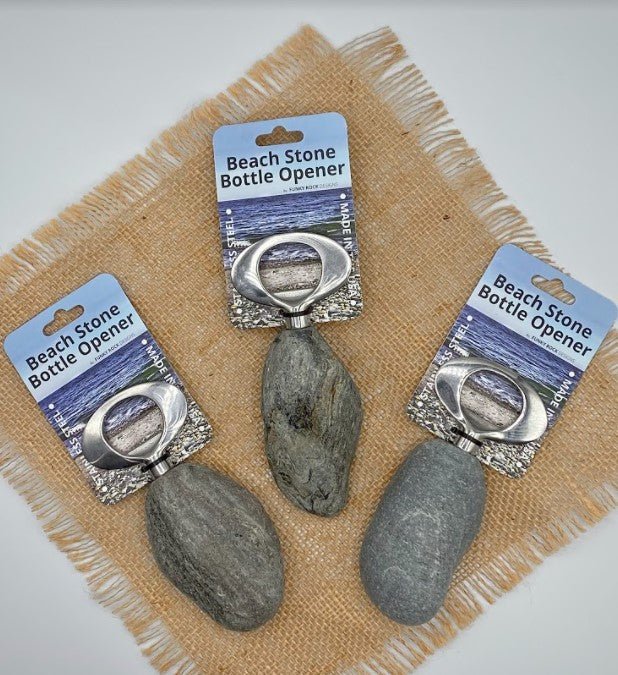 Beach Stone Bottle Opener