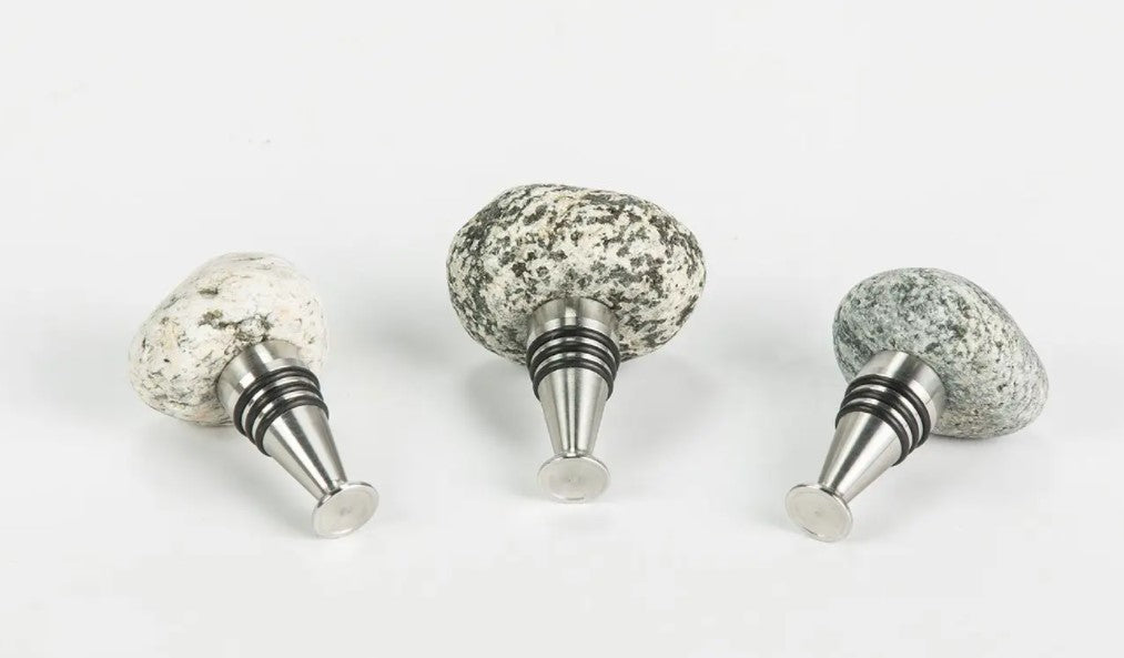 Beach Stone Wine Stopper