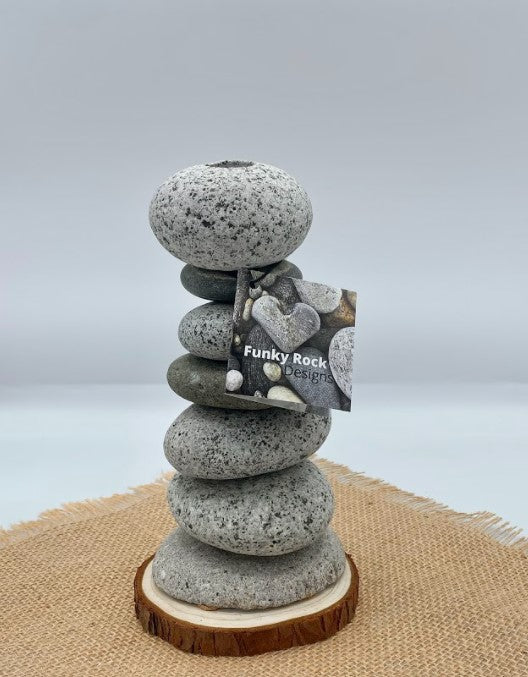 Cairn Candlestick Holder