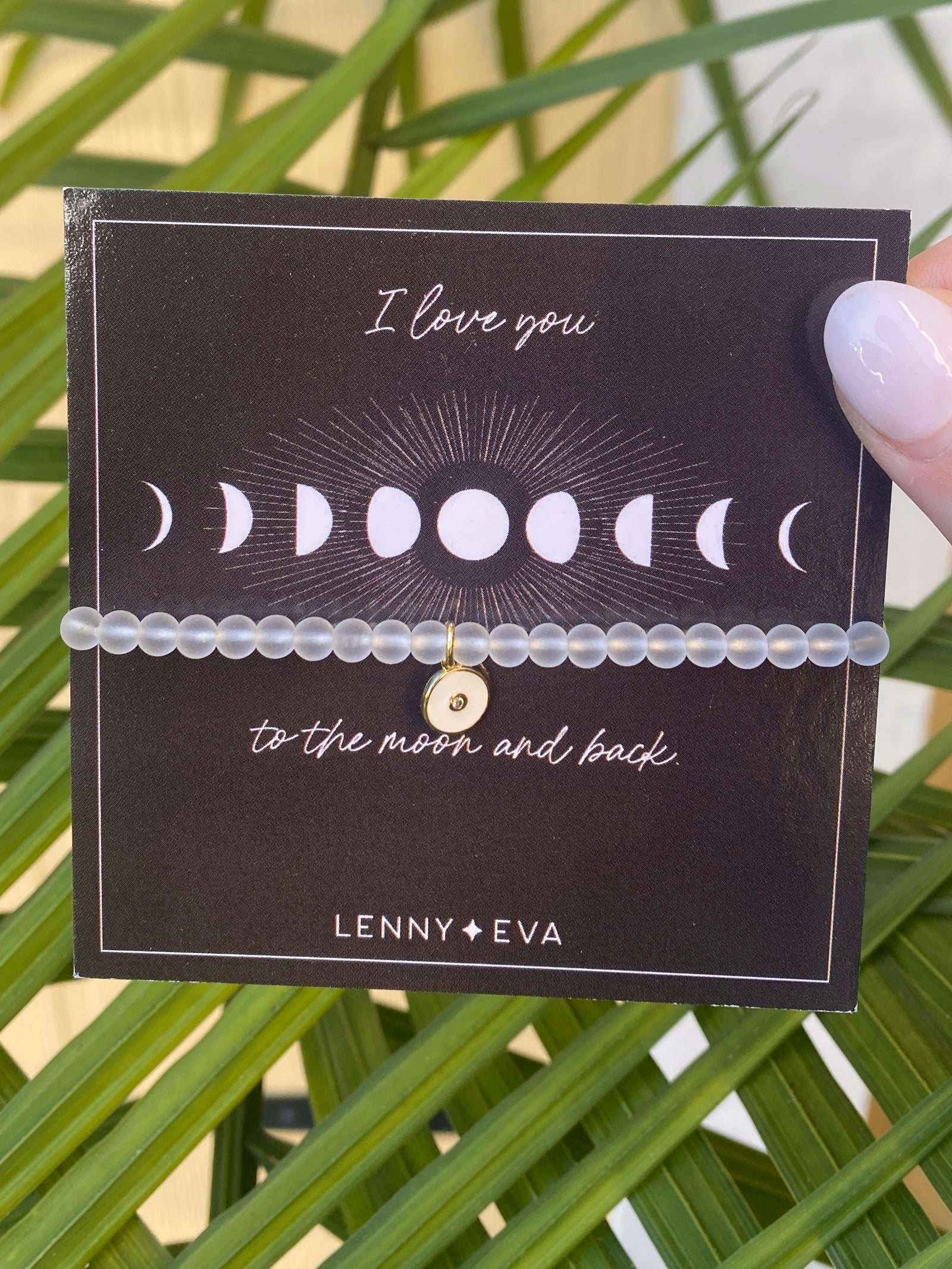Celestial White Moon Bracelet