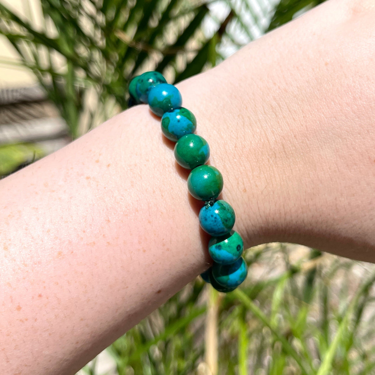 Chrysocolla Crystal Bracelet