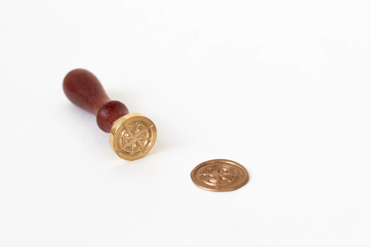 Compass Wax Seal Stamp