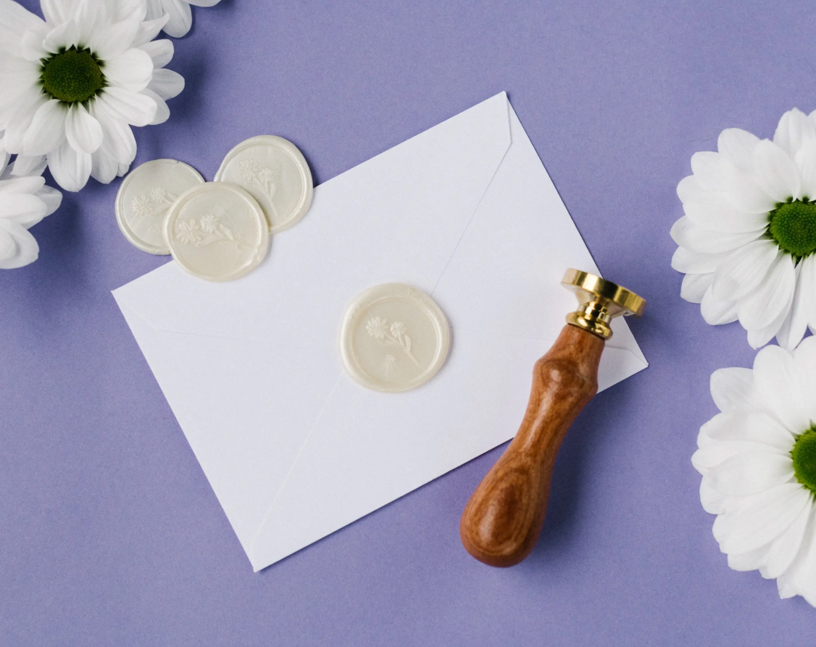 Daisy Wax Seal Stamp Kit