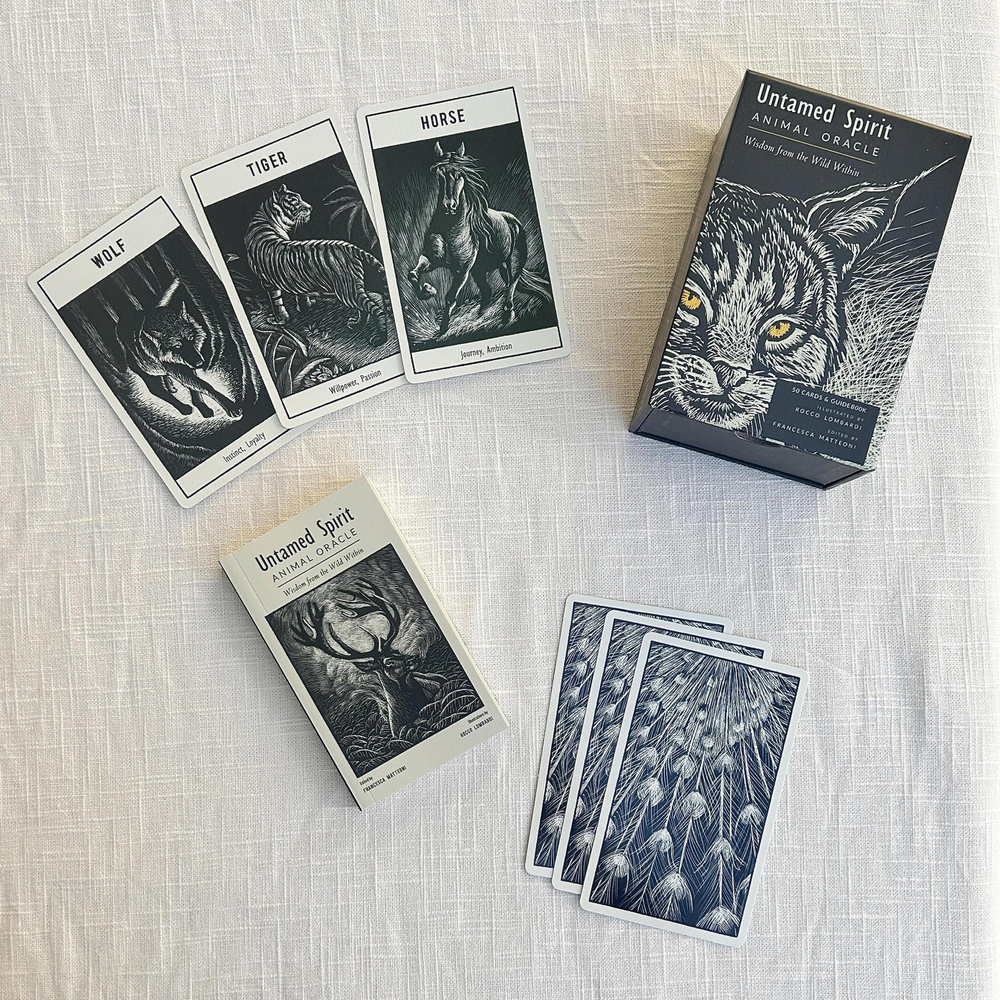 Untamed Spirit Animal Oracle card deck and guidebook
