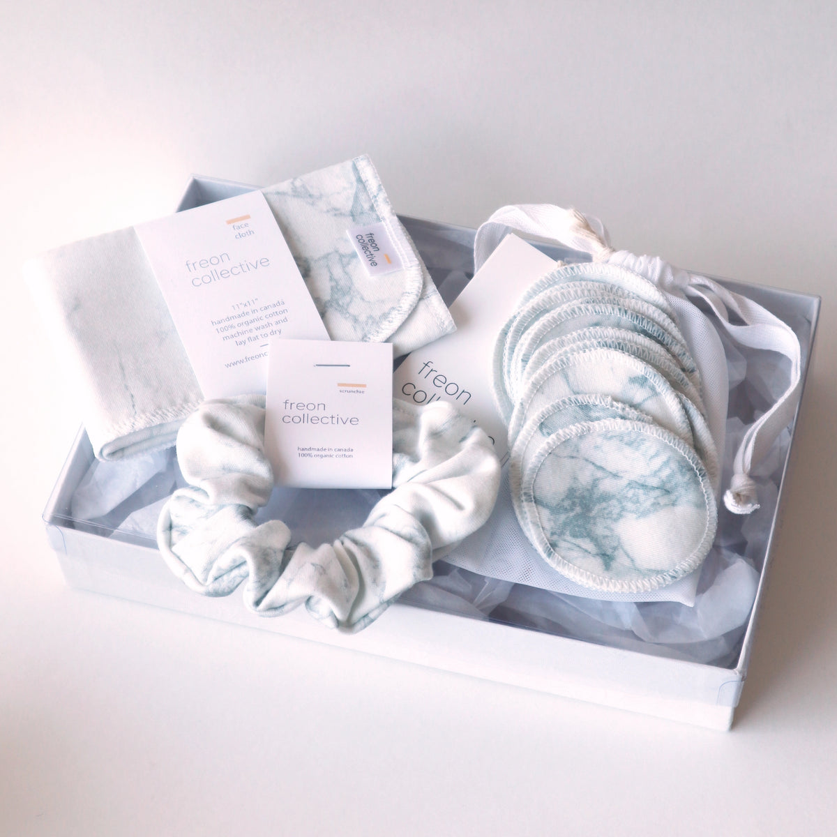 Eco Friendly Gift Set - Organic/Reusable Cleansing Pieces