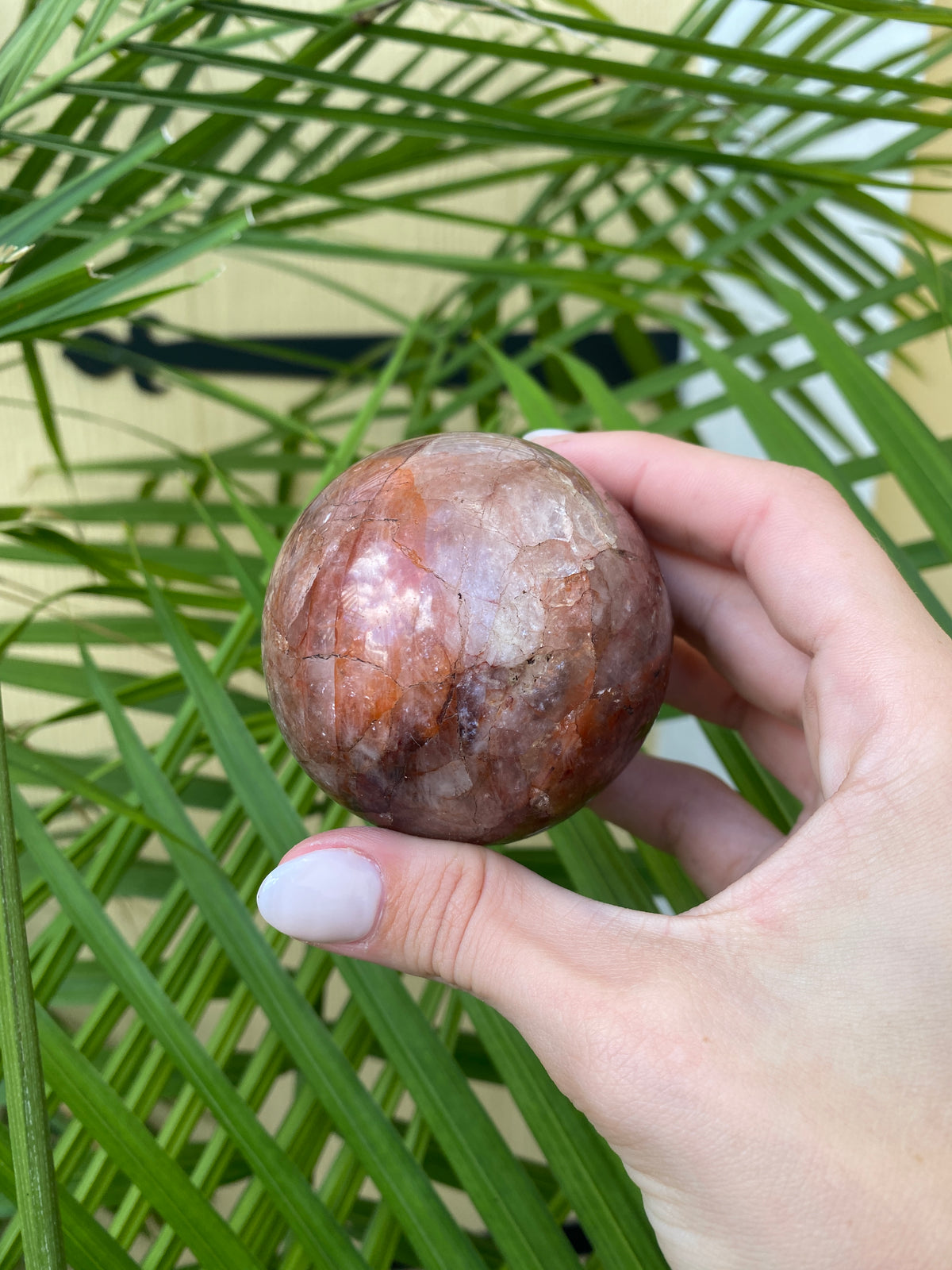 Fire Quartz Spheres