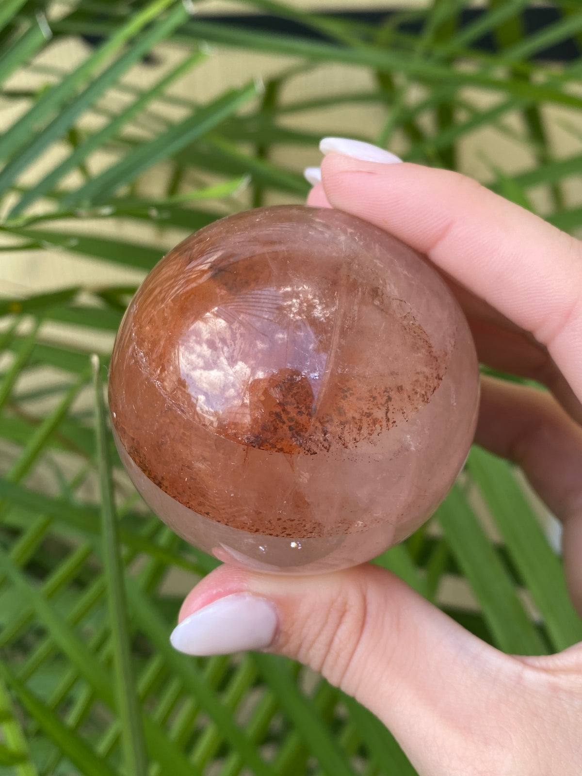 Fire Quartz Spheres