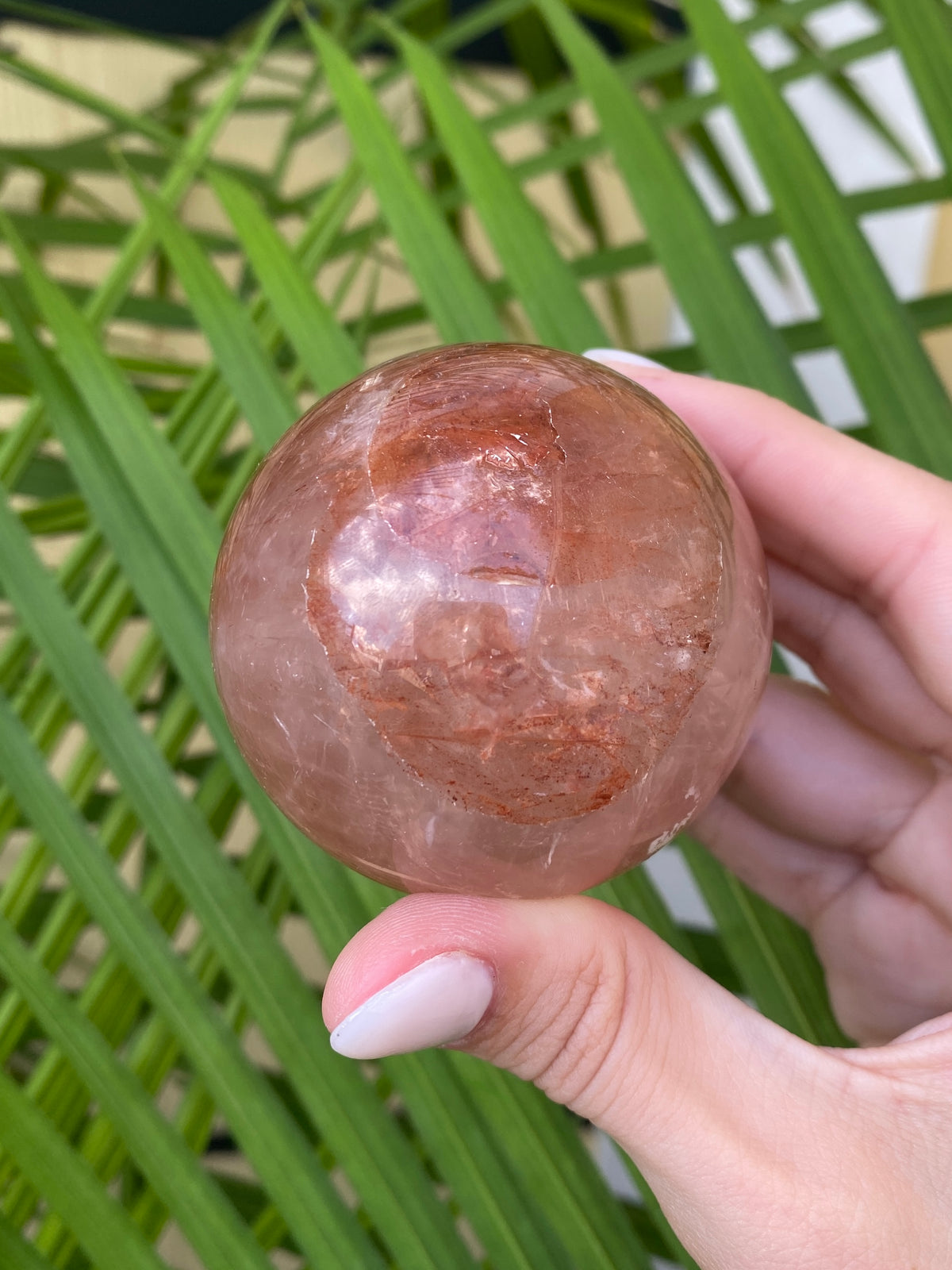 Fire Quartz Spheres