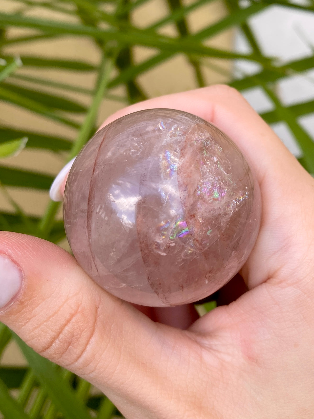 Fire Quartz Spheres