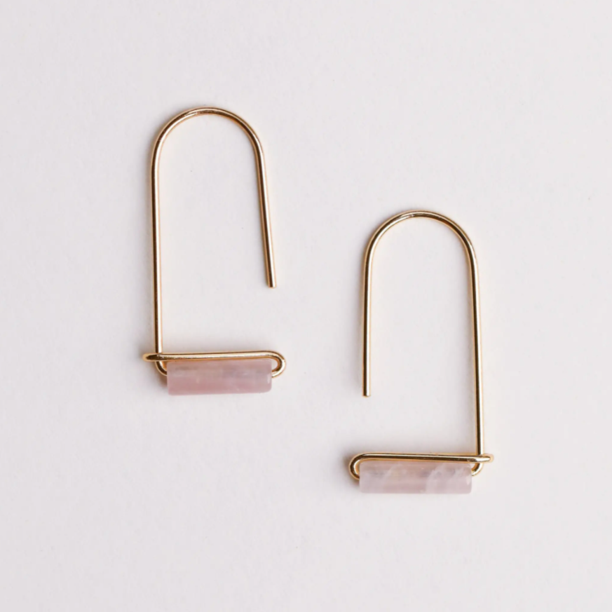 Gemstone Drop Earring