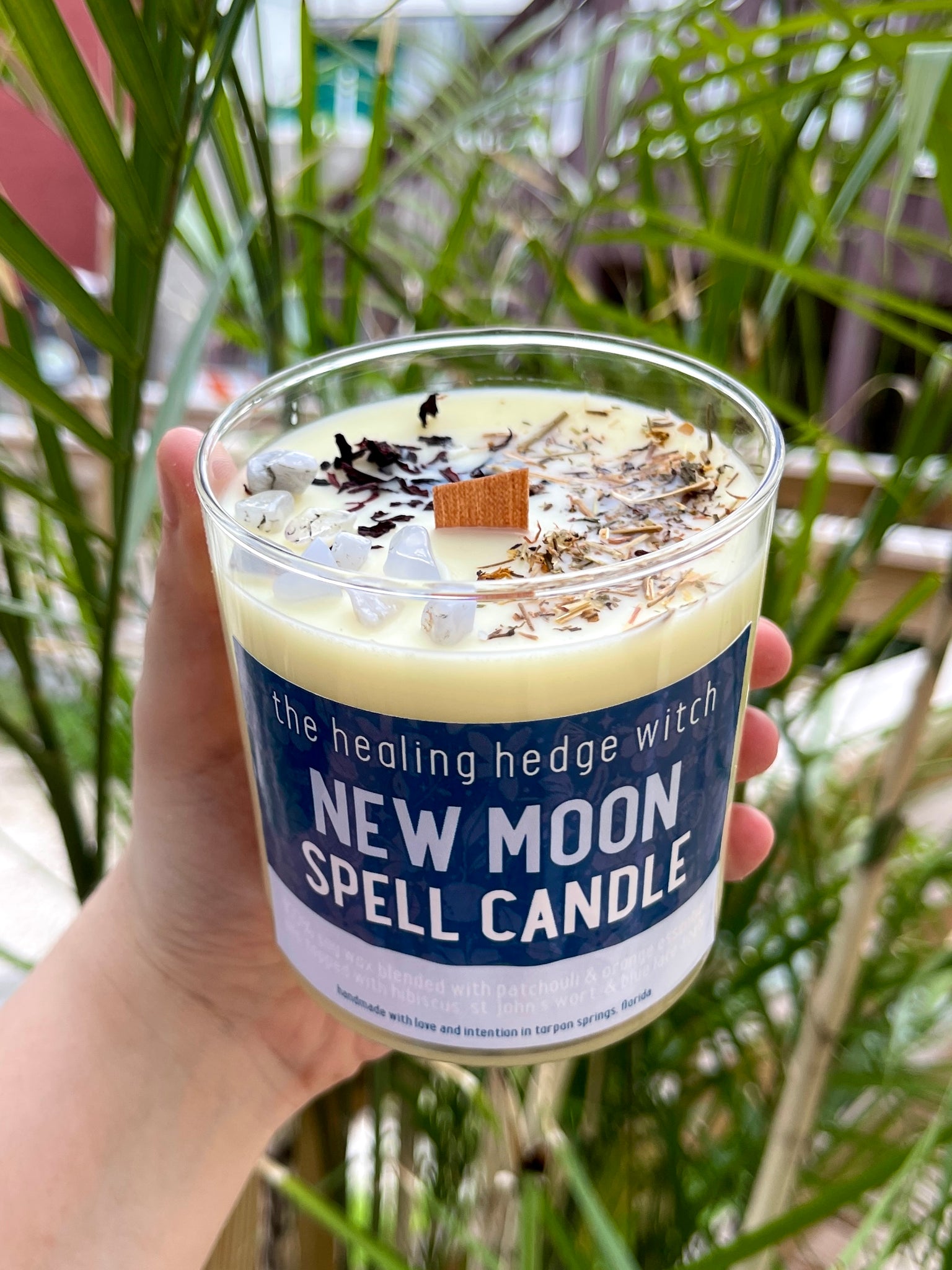 New Moon Spell Candle