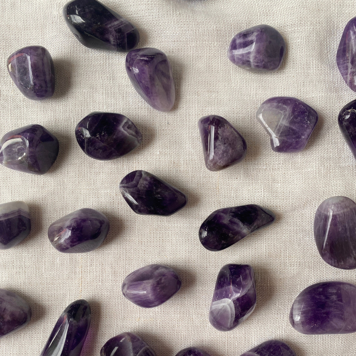 Chevron Amethyst Tumble