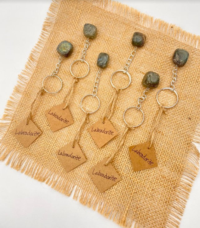 Labradorite Keychain