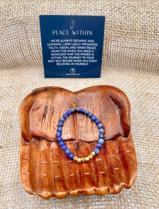 Lapis Lazuli Gemstone Bracelet