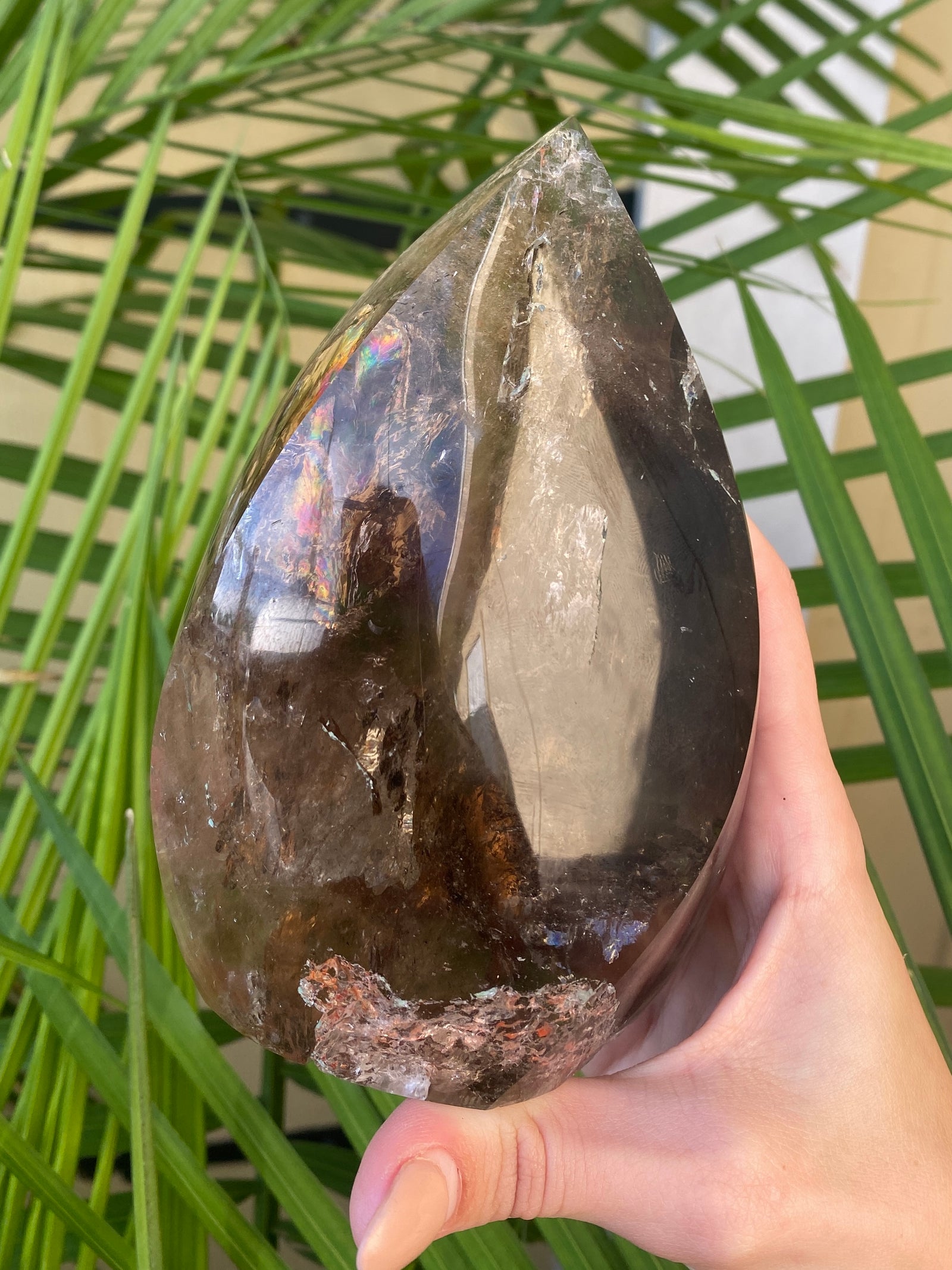 Large Smoky Quartz Flame