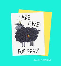 Lucky Sardine Greeting Cards