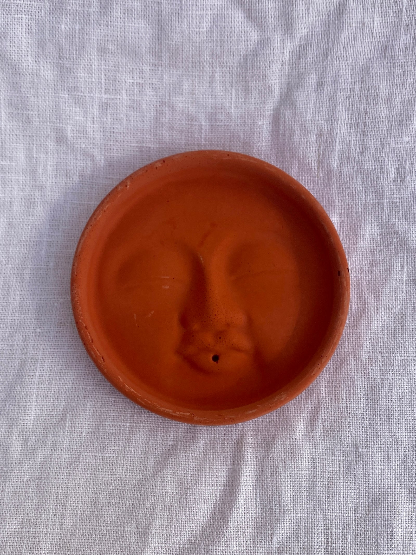 Moon Face Incense Burner